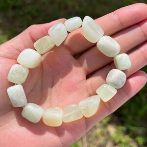 Green moonstone bracelet